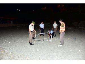 Alanya'da plajdaki caretta yuvasına koruma