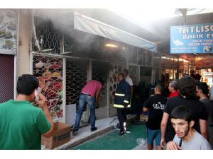 Gazipaşa'da işyeri yangını