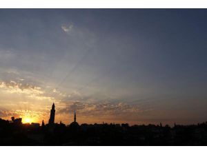 Antalya'da gündoğumu manzarası