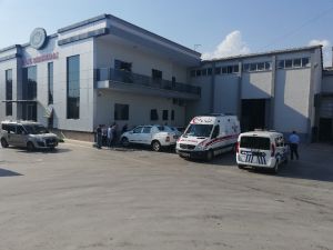 Aydın’da iş kazası, kolunu makineye kaptıran şahsı itfaiye ekipleri kurtardı