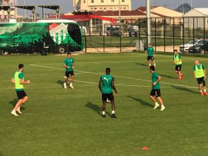 Bursaspor günü çift idman ile tamamladı