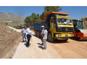 Korkuteli'nde asfalt hazırlığı