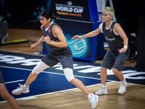 A Milli Kadın Basketbol Takımı, Arjantin maçı hazırlıklarını sürdürdü