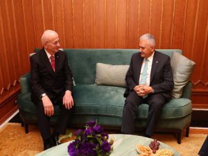 Meclis Başkanı Kahraman’ın Başbakan Yıldırım’a yaptığı ziyaret sona erdi