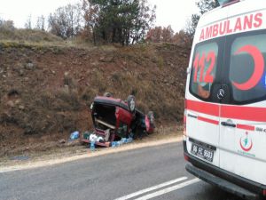 Ankara’da trafik kazası: 2 yaralı