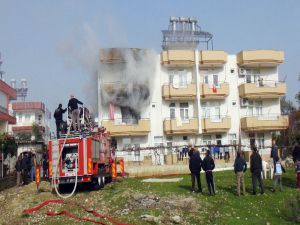 Manavgat’ta Korkutan Ev Yangını