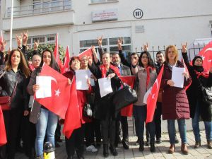 Mhp’li Kadınlardan Afrin İçin Askerlik Dilekçesi