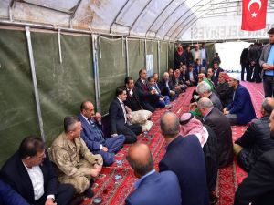 Başkan Atilla Harranlı Şehit Ailesinin Acısını Paylaştı