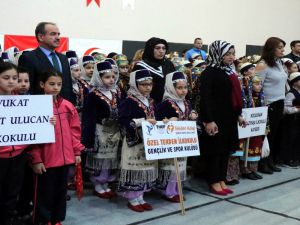 Tekden İlkokulu Halk Oyunları Yarışmasında 1’inci Oldu