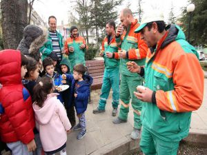 Çankayalı Miniklerden Abilerine Sürpriz