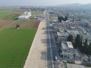 Akçakale yolunda yol genişletme çalışmaları başladı