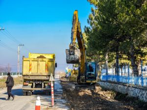 Büyükşehir Baraj Yolunda Çalışmalara Devam Ediyor