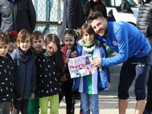 Minik Öğrencilerden Çaykur Rizespor’a Ziyaret