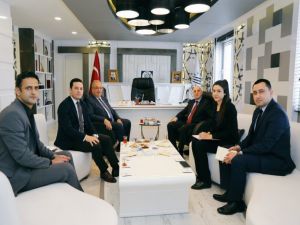 Müsteşar Yardımcısı Erdil Başkan Kutlu’yla Bir Araya Geldi