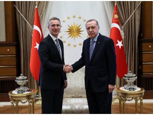 Cumhurbaşkanı Erdoğan, NATO Genel Sekreterini kabul etti