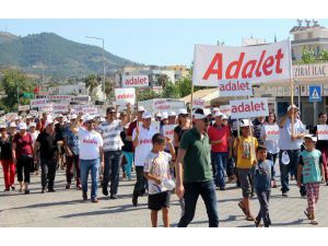 Gazipaşa'da adalet yürüyüşü