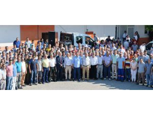 Uysal, personeliyle bayramlaştı