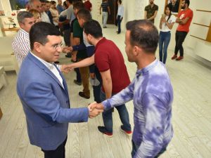 Tütüncü Personeli İle Bayramlaştı