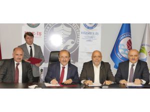 Büyükşehir Belediyesinde Toplu İş Sözleşmesi imzalandı