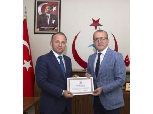 İl Sağlık Müdürü'nden Rektör Ünal'a teşekkür