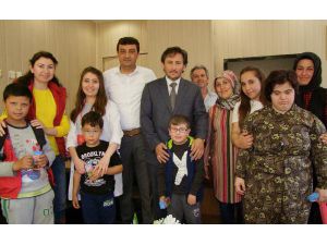 Engellilerden Başkan İrban'a ziyaret