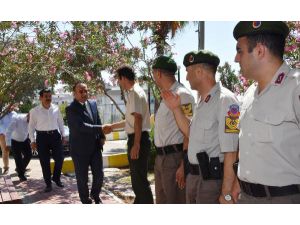 Demre'de resmi bayramlaşma