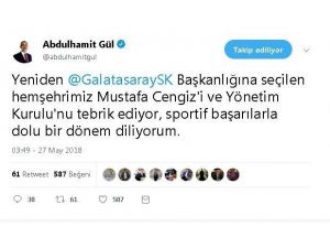 Adalet Bakın Gül’den hemşehrisi Mustafa Cengiz’e kutlama