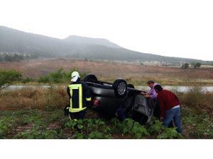 Denizli’de trafik kazası: 3 yaralı