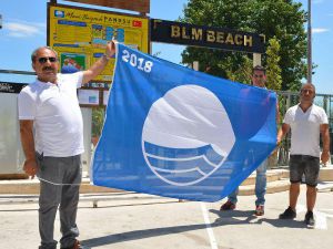 Bilem Beach'te mavi bayrak sevinci