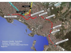 Pendik-Tuzla metrosu tam gaz ilerliyor