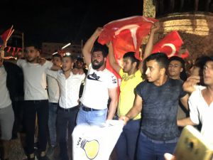 Taksim Meydanı’nda coşkulu kutlama