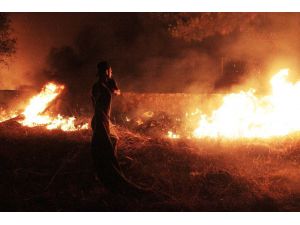 Bodrum’da alevli gece mahalle sakinleri korku dolu anlar yaşadı