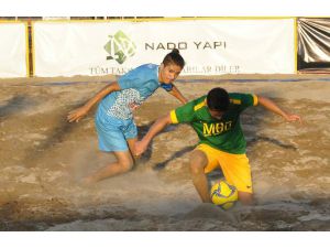 Türkiye Plaj Futbol Ligi Manavgat etabında gol yağmuru