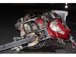 Motosiklet sürücüsünün talihsiz ölümü