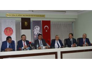TESK, TOBB ve Türk-İş başkanlarından MESOB’a ziyaret