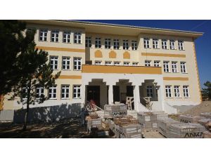 Kırka Atatürk İlkokulu Yeni Binası Hızlı Yükseliyor