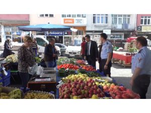 Karabük Belediyesi Zabıta Ekiplerinden Pazar Yerlerinde Etiket Denetimi