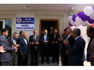 Bitlis’te Muhtarlık Hizmet Binası Yapıldı