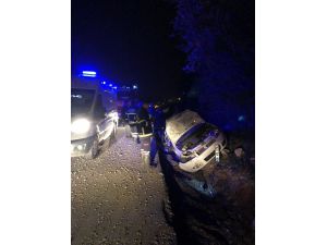 Kontrolden Çıkan Otomobil Şarampole Uçtu: 4 Yaralı