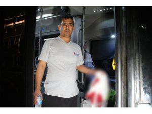 Antalya’da Özel Halk Otobüsüne Şoförüne Levyeyle Saldırı