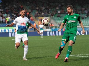 Spor Toto Süper Lig: Çaykur Rizespor: 1 - Atiler Konyaspor: 0 (İlk Yarı)
