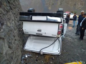 Hakkari’de Trafik Kazası 1 Yaralı