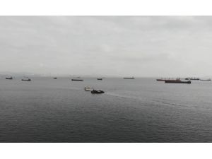 Zeytinburnu’nda Batan Geminin Sökülerek Parçalanması Drone İle Görüntülendi