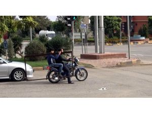 Kocaman Demiri Motosikletle Taşıdı