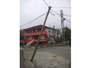Telefon Direğini Motorlu Testere İle Kestiler