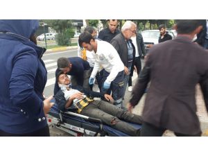 Kazada Özel Harekat Polisi Yaralandı