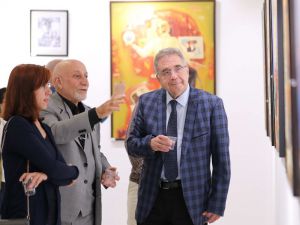 Ressam Aliyev‘in Eserleri Sergilendi