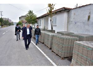 İnönü’de Kilit Taş Çalışmaları Merkez Mahallelerde Devam Ediyor
