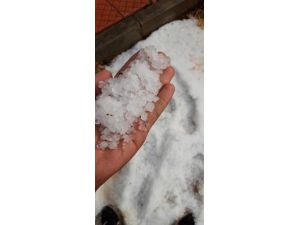 Adıyaman’da Dolu Etkili Oldu