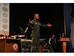 Öğrencileri, Hava Harp Okuluyla İlgili Tuğgeneral Karsavuranoğlu Bilgilendirdi